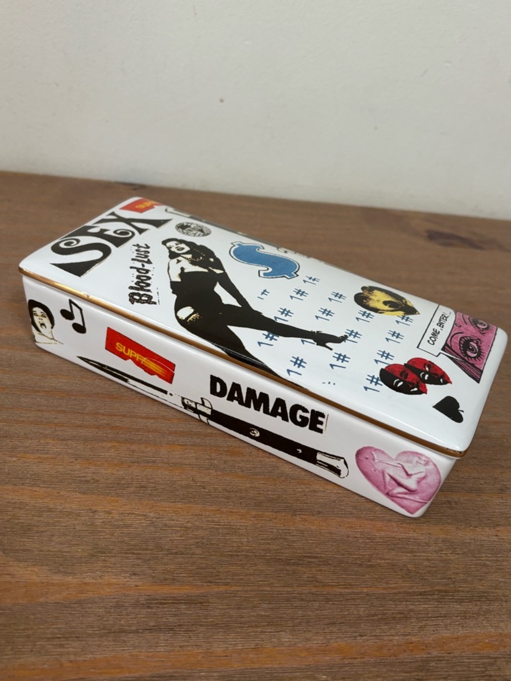 Supreme Blood Lust 2019 Ceramic Box white accessory stash box